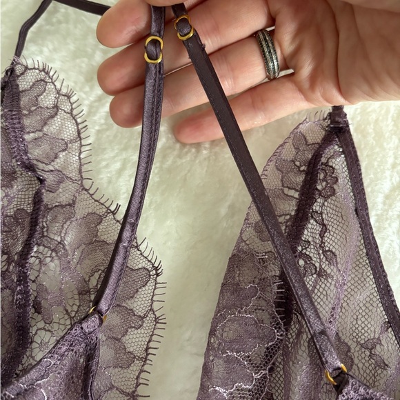 Victoria's Secret Purple Lace Chemise - Picture 8 of 8